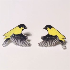 restikker Spurvefugl-gul